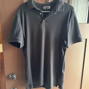 Calvin Klein Men's Black Polo Shirt